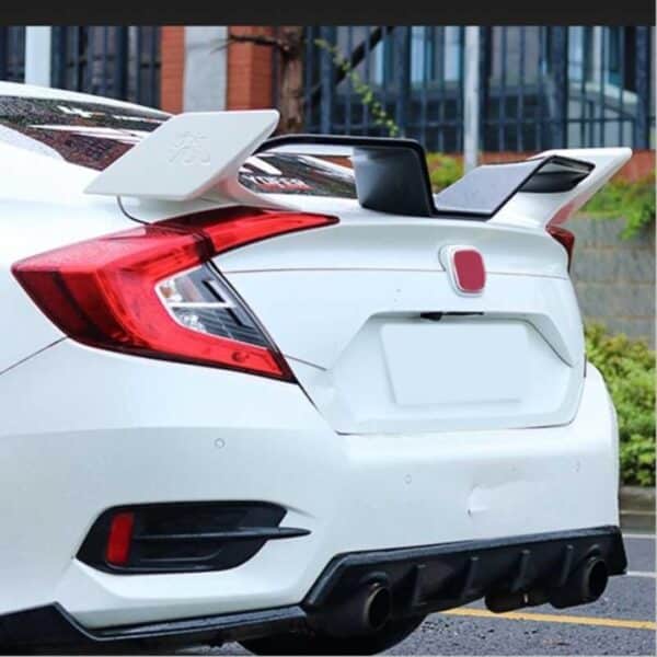 CIVIC FC5 2016-2020 IÇIN UYUMLU BAGAJ ÜSTÜ SPOILER M MODEL - Görsel 2