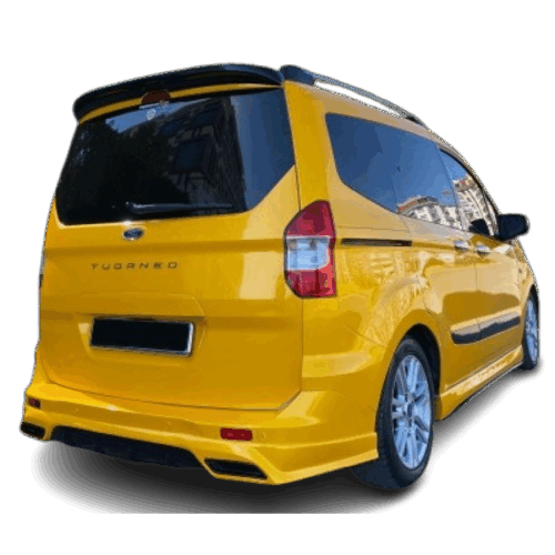 Ford Courier (2015 – 2022) Egzoz Görünümlü Arka Ek (Plastik)