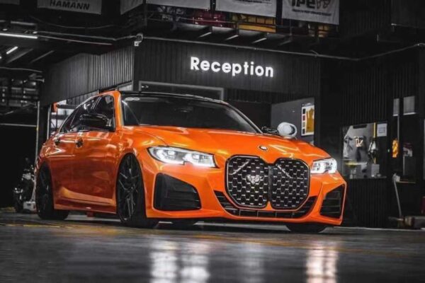 BMW 3 SERISI G20 İÇİN G22 DÖNÜŞÜM ÖN TAMPON & PANJUR SETİ - Görsel 4