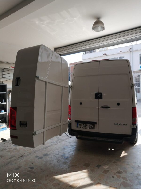 MERCEDES SPRİNTER VW CRAFTER FORT TRANSİT VB .. İLAVE ARKA BAGAJ - Görsel 9