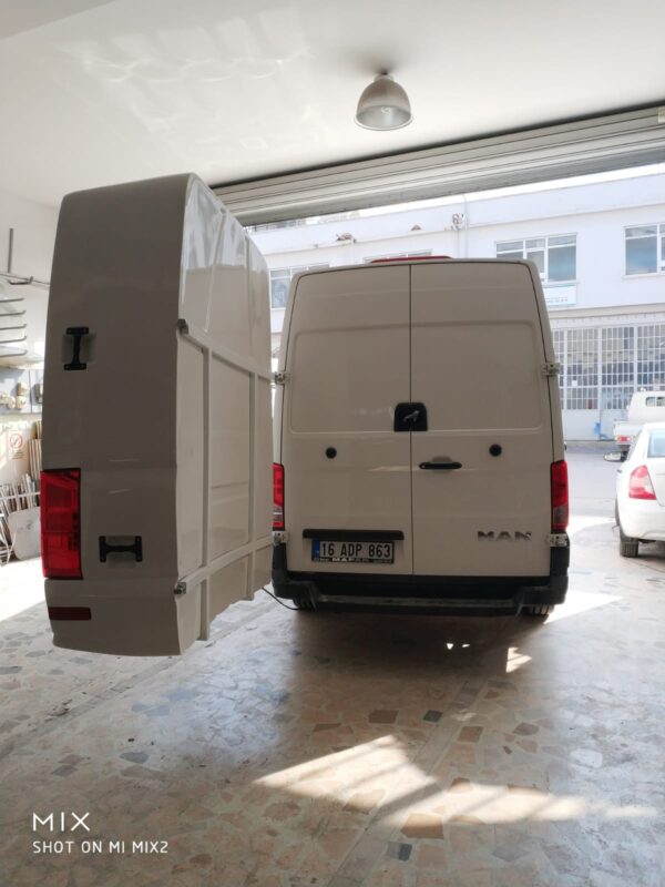 MERCEDES SPRİNTER VW CRAFTER FORT TRANSİT VB .. İLAVE ARKA BAGAJ - Görsel 11