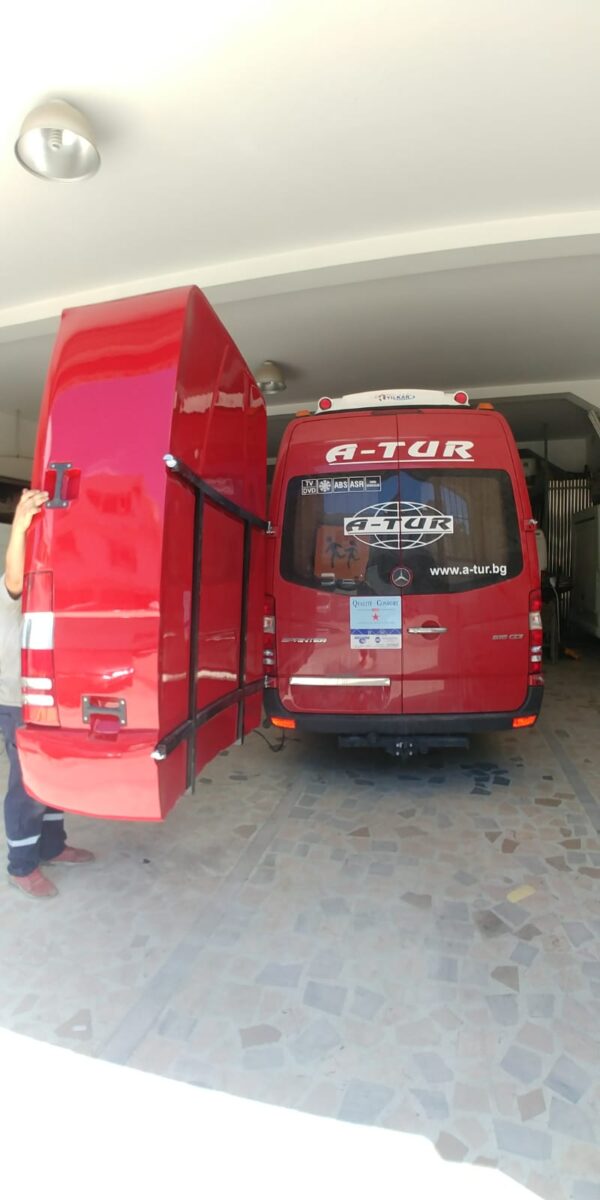 MERCEDES SPRİNTER VW CRAFTER FORT TRANSİT VB .. İLAVE ARKA BAGAJ - Görsel 26
