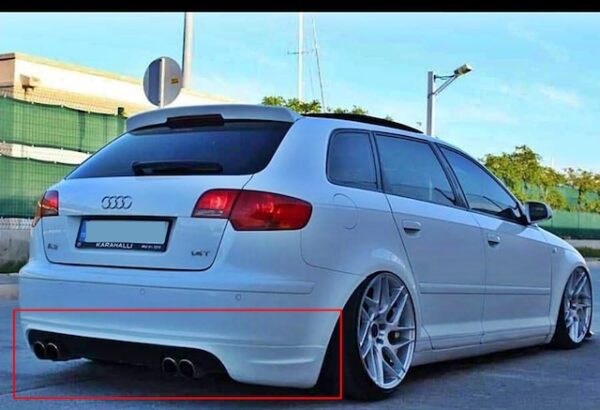 AUDİ A3 8 P 5 KAPI 2003-2008 S 3 ARKA EK (PLASTİK)