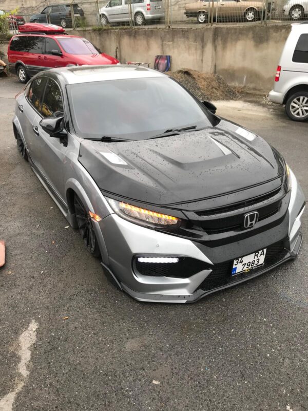 HONDA CİVİC FC5 KOMPLE KAPUT (FİBER) - Görsel 3