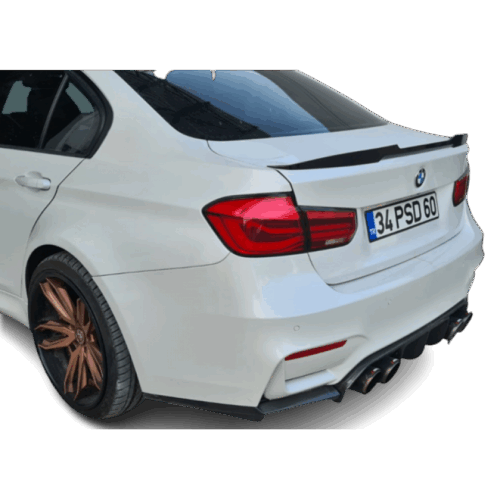 BMW 3 Serisi F30-F80 M4 Style Spoiler (Plastik) (2012-2018) BOYASIZ