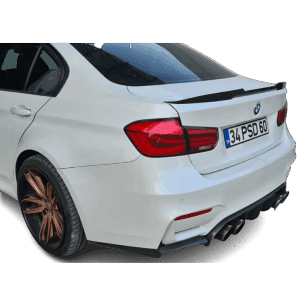 BMW 3 Serisi F30-F80 M4 Style Spoiler (Plastik) (2012-2018) BOYASIZ