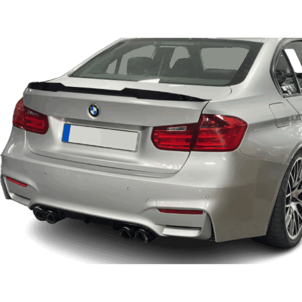 BMW 3 Serisi F30-F80 M4 Style Spoiler (Plastik) (2012-2018) BOYASIZ - Görsel 5