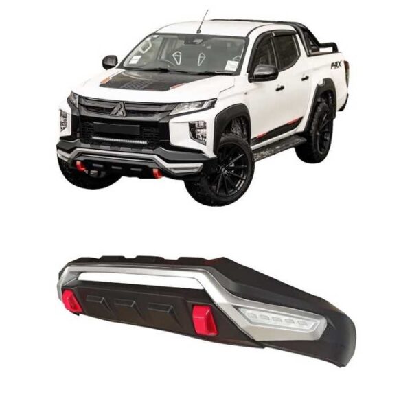 MITSUBISHI L200 2019+ ON TAMPON KORUMA (LEDLI) - Görsel 3