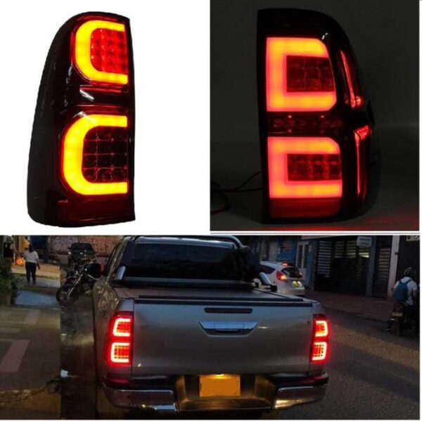 HILUX VIGO (2012-2015) SMOKE LED STOP - DIZAYN B - Görsel 2
