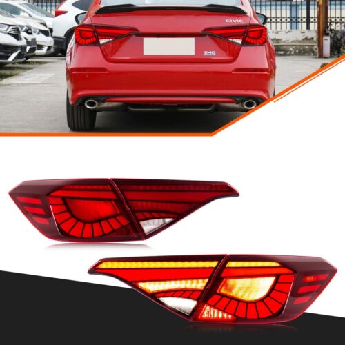 CIVIC FE1 2022+ DRAGON LED STOP – KIRMIZI