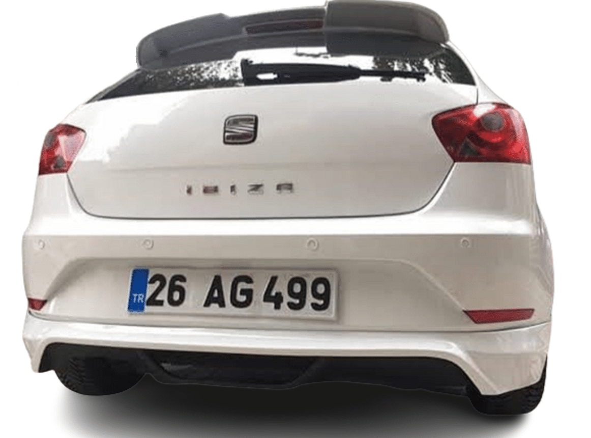 Seat ibiza 6j (2009-2016) Arka Tampon - Eki (Plastik) - Görsel 3