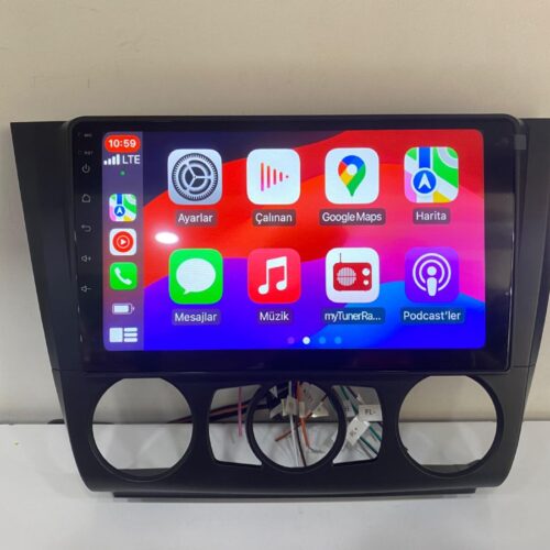 BMW E87 1 SERİSİ MANUEL KLİMA ANDROİD CARPLAY MULTİMEDYA KAMERA 4/64 PRO