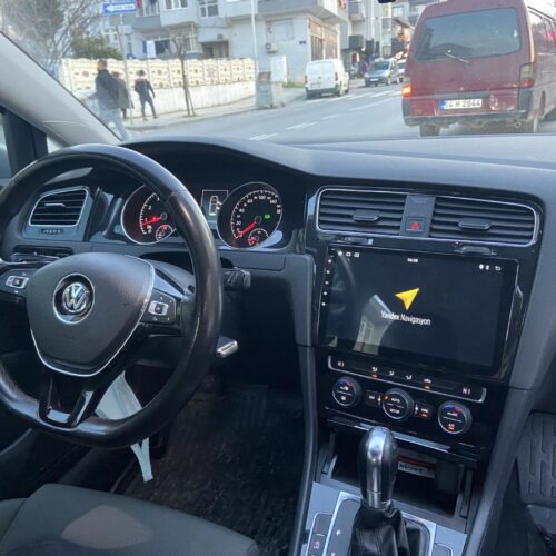 VOLKSWAGEN GOLF 7 ANDROİD MULTİMEDYA 4-32 8 ÇEK. CARPLAY- QLED EKRAN- AHD GERİ GÖRÜŞ KAMERASI 3 AMFİ ÇIKIŞLI PRO CİHAZ