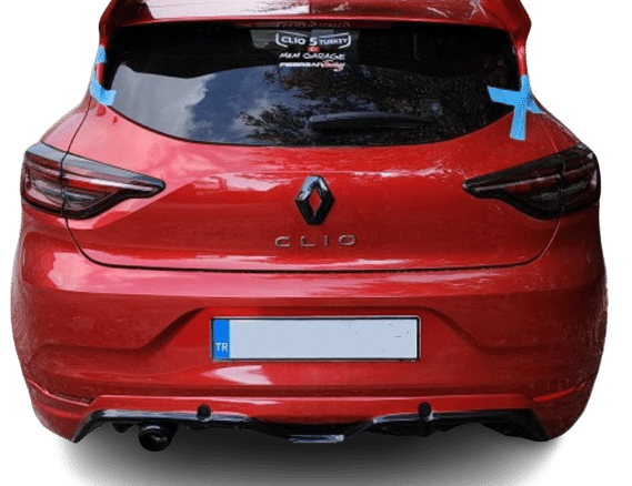 Renault Clio 5 (2019 - 2022) Arka Tampon - Eki (Plastik) - Görsel 2