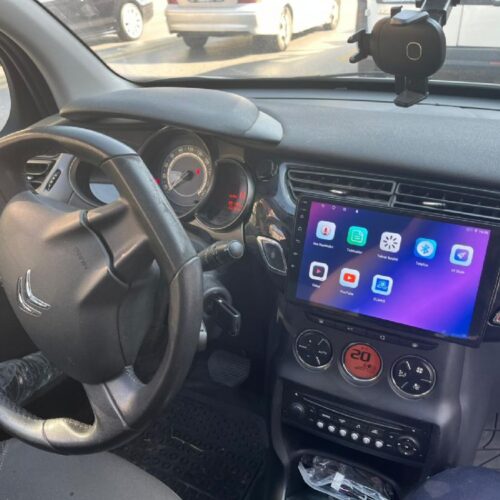 CİTROEN C3 2010-16 SİYAH Android Multimedya CARPLAY ÖN/ARKA KAMERA 4/64 PRO