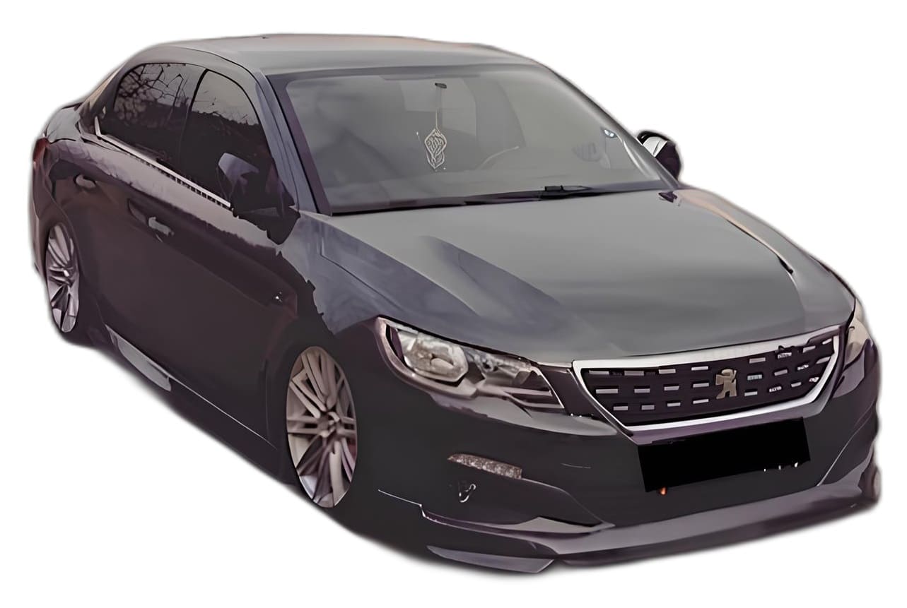 Peugeot 301 Makyajlı (2017 - 2021) Abt Style Ön Ek (Plastik) - Görsel 2