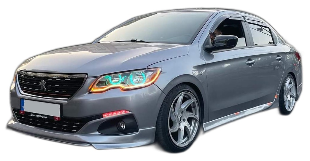 Peugeot 301 Makyajlı (2017 - 2021) Abt Style Ön Ek (Plastik) - Görsel 3