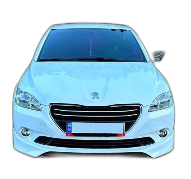 Peugeot 301 Makyajsız (2012 - 2016) Custom Style Ön Ek (Plastik)