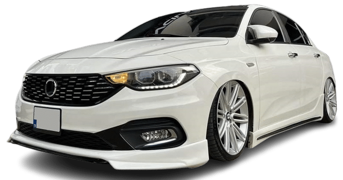 Fiat Egea (2015 - 2022) Custom Yan Marşpiyel Seti (Plastik)