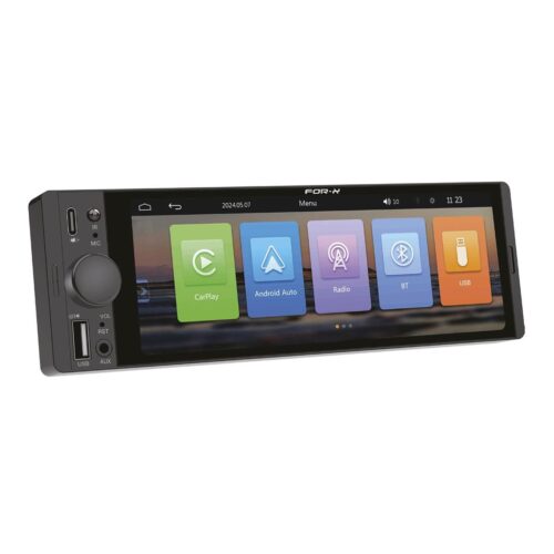 FOR-X X-320 TEK DİN CARPLAYLİ ANDROİD AUTO LU OTO TEYP