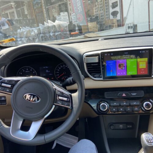 KİA SPORTAGE 18-21 ANDROİD CARPLAY MULTİMEDYA 4 RAM 64 HAF. QLED AHD KAMERA