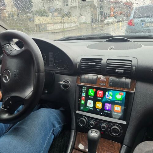 MERCEDES W203 C CLK KISA ANDROİD CARPLAY MULTİMEDYA KAMERA 4/64