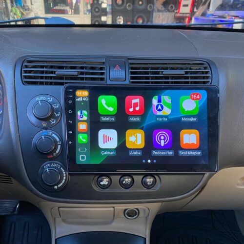 HONDA CİVİC VTEC2 ANDROİD CARPLAY MULTİMEDYA KAMERA 4/64 PRO
