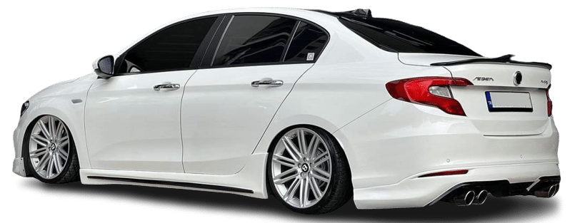 Fiat Egea (2015 - 2022) Custom Yan Marşpiyel Seti (Plastik) - Görsel 4