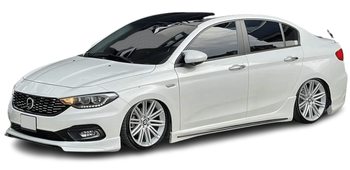 Fiat Egea (2015 - 2022) Custom Yan Marşpiyel Seti (Plastik) - Görsel 3