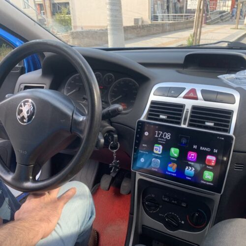 PEUGEOT 307 ANDROİD CARPLAY MULTİMEDYA 4 RAM 64 HAF. QLED AHD KAMERA