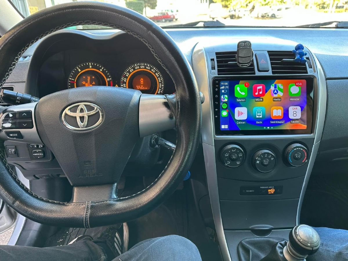 TOYOTA COROLLA 2007- 2012 ANDROİD MULTİMEDYA 4-32 8 ÇEK. CARPLAY- QLED EKRAN- AHD GERİ GÖRÜŞ KAMERASI 3 AMFİ ÇIKIŞLI PRO CİHAZ