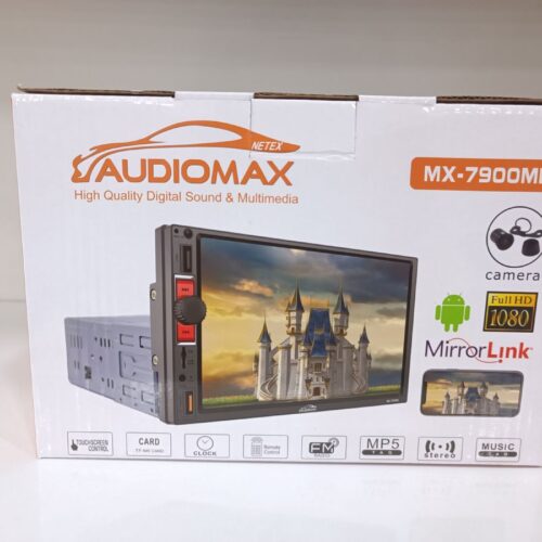 AUDIOMAX TEK DİN OYNARKASA 7 İNÇ DABIL TEYP