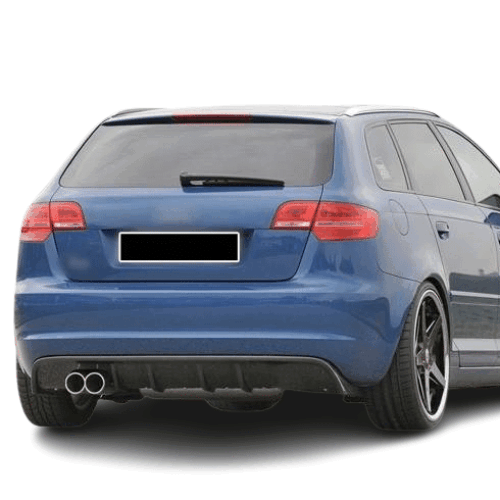 Audi A3 8p  (2008-2010)  Arka Tampon – Difüzör (Plastik)