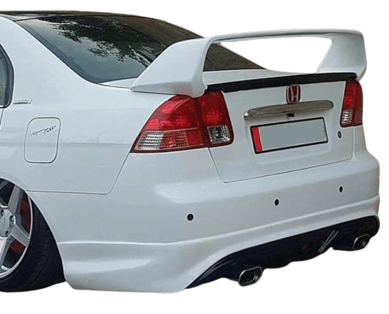 Honda Civic Vtec2 (2001 - 2006) Arka Tampon - Eki (Plastik) - Görsel 2