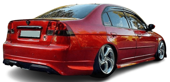 Honda Civic Vtec2 (2001 - 2006) Arka Tampon - Eki (Plastik) - Görsel 4