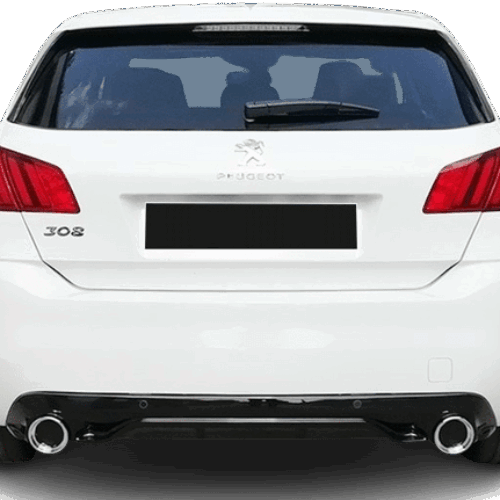 Peugeot 308 (2014-2020) Arka Tampon – Difüzör (Plastik)