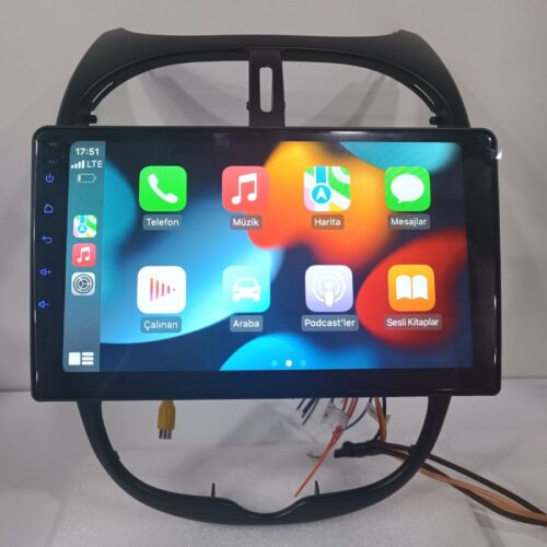 PEUGEOT 206 ANDROİD CARPLAY MULTİMEDYA KAMERA 4/64 PRO