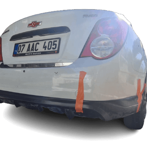 Chevrolet Aveo Sedan (2011-2014)  Arka Tampon – Eki (Plastik)