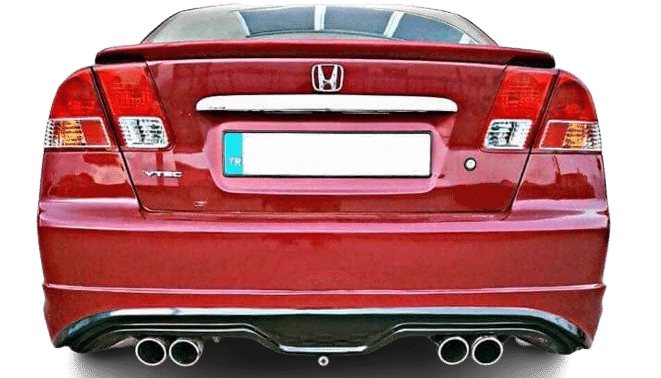 Honda Civic Vtec2 (2001 - 2006) Arka Tampon - Eki (Plastik)