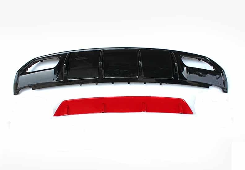 Mercedes A Serisi W176 (2015-2018) Yeni A45 Difüzör (Plastik) - Görsel 2