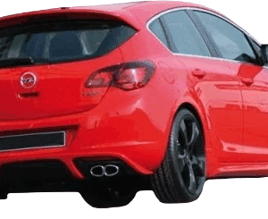 Opel Astra J (2011 - 2013)  Irmcher Style Arka Ek - Difüzör (Plastik)