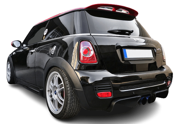Mini Cooper Gp2 (R56 R57 R58) Arka Tampon Difüzör (Plastik)