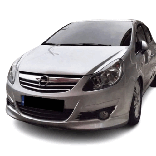 Opel Corsa D (2007 – 2010) Makyajsız Ön Tampon Eki (Plastik)