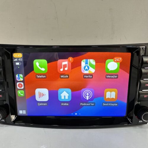 MERCEDES W211 E KASA ANDROİD 8 İNÇ ORJİNAL CARPLAY MULTİMEDYA KAMERA