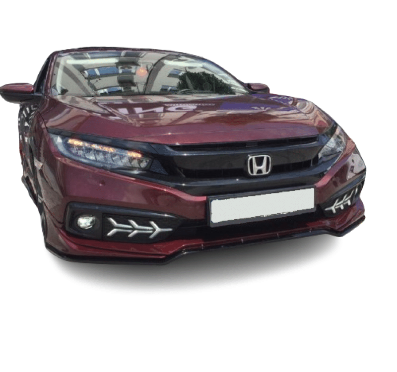 Honda Civic FC5 (2019 - 2022) Makyajlı Ön Tampon Eki (Plastik) - Görsel 3