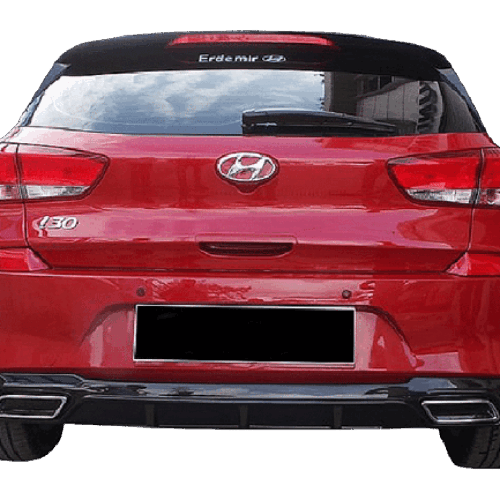 Hyundai i30 (2017-2018) Arka Tampon – Difüzör (Plastik)