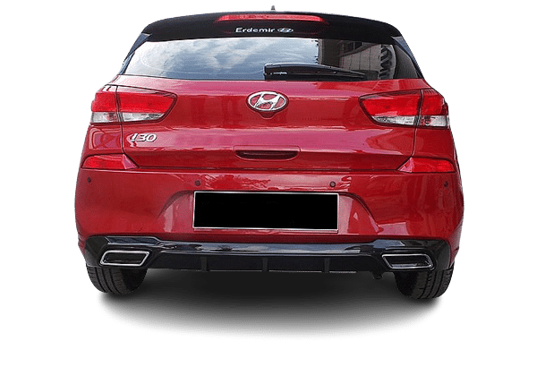 Hyundai i30 (2017-2018) Arka Tampon - Difüzör (Plastik) - Görsel 2