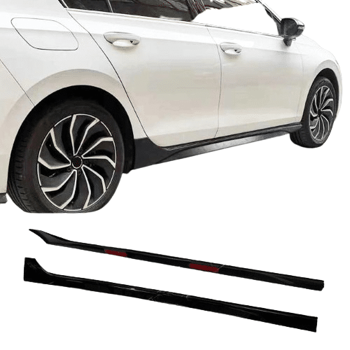 Volkswagen Golf 8 ( 2021 - 2024) 8R Yan Marşpiyel Seti (Plastik) - Görsel 3