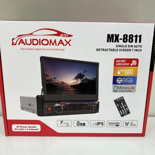 AUDIOMAX 7 İNÇ INDASH TEYP FULL HD HASSAS DOKUNMATİK KAMERA OPS.