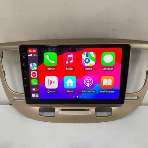 KİA RİO 06-11 ANDROİD MULTİMEDYA 4-32 8 ÇEK. CARPLAY- QLED EKRAN- AHD GERİ GÖRÜŞ KAMERASI 3 AMFİ ÇIKIŞLI PRO CİHAZ